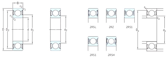 Bearing 608-RSL