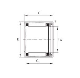 Bearing BK2018-RS