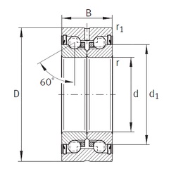 Bearing ZKLN2052-2RS