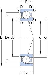Bearing 719/8 ACE/HCP4A