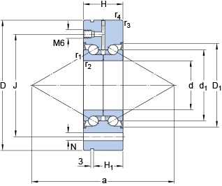 Bearing BEAM 017062-2RS/PE