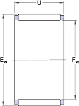 Bearing K 45x50x27