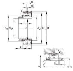 Bearing 22332-K-MB+H2332
