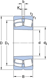 Bearing 22324 CCKJA/W33VA405