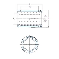 Bearing LBCD 50 A-2LS