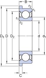 Bearing D/W RW0 R-2Z