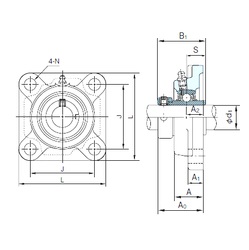 Bearing UGF205