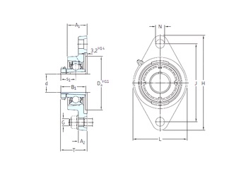 Bearing FYTJ 35 KF+HA 2307