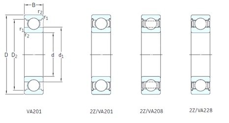 Bearing 6004/VA201