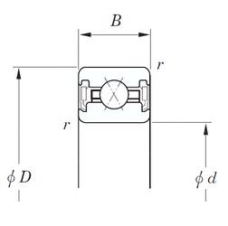 Bearing KUX090 2RD