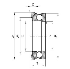 Bearing 53317 + U317