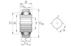 Bearing GVK102-208-KTT-B-AH10-AS2/V