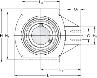 Bearing TUWK 35 LTHR