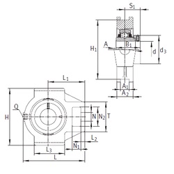 Bearing TTUE75