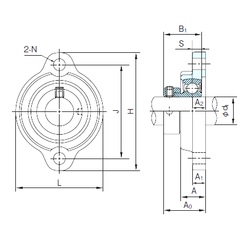 Bearing KHLFL202AJ