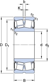 Bearing BS2-2318-2RS5/VT143