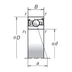 Bearing 50BNR29HV1V