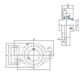 Bearing UCFA207-22