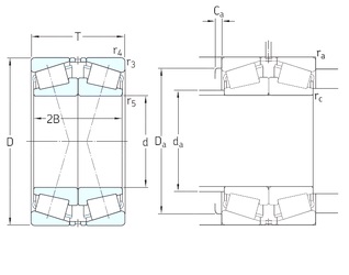 Bearing 32017X/QDF