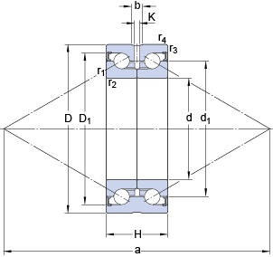 Bearing BEAS 008032-2RZ