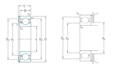 Bearing ICOS-D1B05 TN9