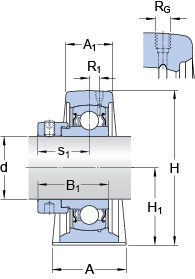 Bearing SYF 30 FM