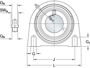 Bearing SYF 30 FM