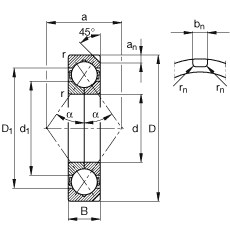 Bearing QJ219-N2-MPA